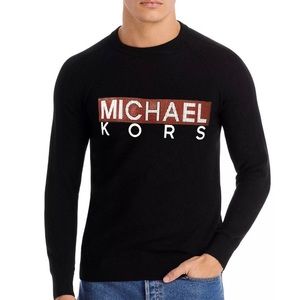 「SOLD」NWT MICHAEL KORS AUTHENTIC MEN'S CREW NECK LONG SLEEVE T-SHIRT SIZE L